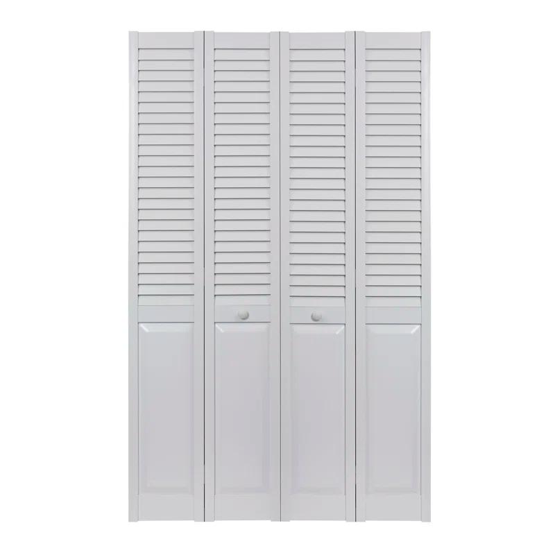 LTL Home Products 80'' Hollow Louvered Bi-Fold Door