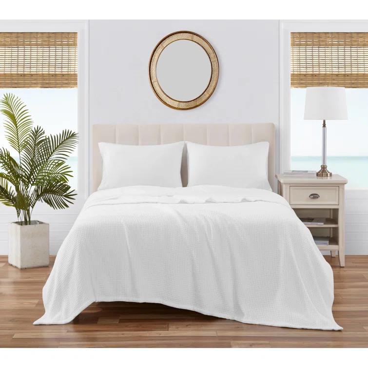 Tommy Bahama Bahama Coast Cotton Woven Reversible Blanket