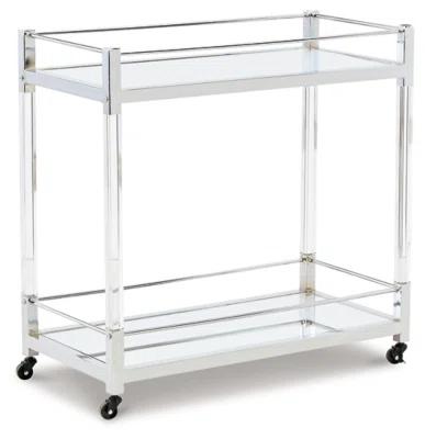 Mercer41 Acrylic, Metal Bar Cart