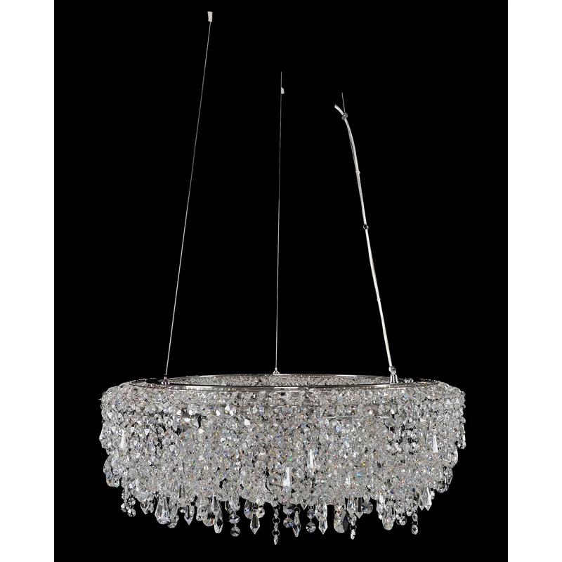Allegri by Kalco Lighting Voltare 9 - Light Drum Chandelier