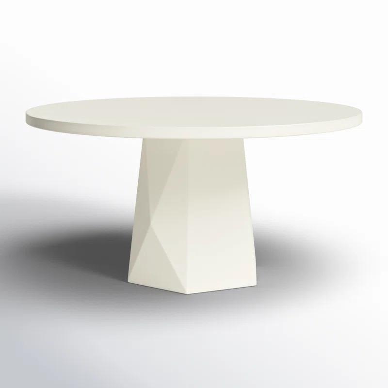 Schuller Indoor / Outdoor Round Dining Table - White