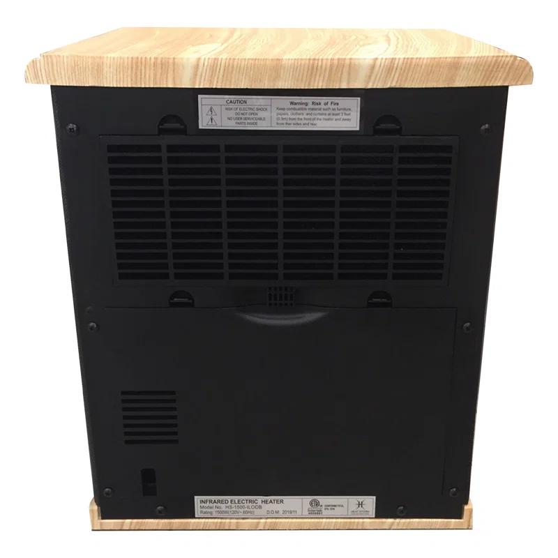 Heat Storm Heat Storm 1500 Watt 5200 BTU Electric High Efficiency Cabinet Space Heater with Adjustable Thermostat , Remote Included and with Digital Display