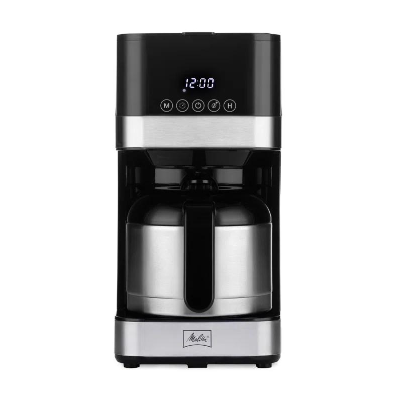 Melitta MCM010PULBK1 Melitta Aroma Tocco 8-cup Drip Coffee Maker With Thermal Carafe And Touch Control Display
