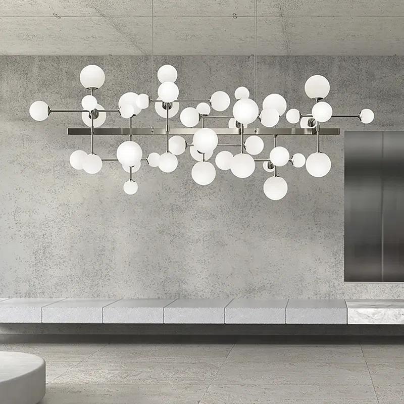 Nebula 11 - Light Dimmable LED Kitchen Island Linear Chandelier
