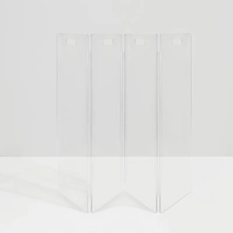 Hiddin Clear Freestanding Tall Zig Zag Pet Gate