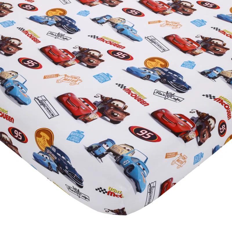 Disney Cars Radiator Springs Reversible Characters Toddler Bedding Set