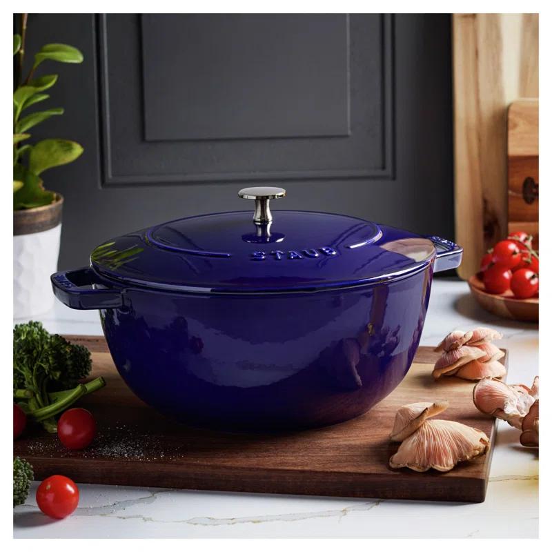 Staub ® Dark Blue Cast Iron 5-Qt. Essential French Oven