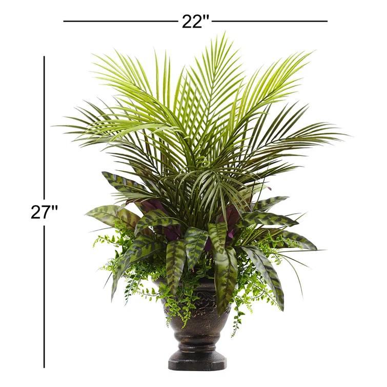 Fleur De Lis Living 27'' Faux Fern Plant in Planter