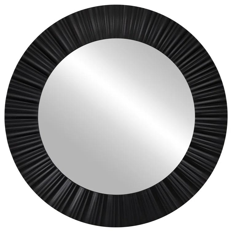 Northlight Seasonal Elegant 20" Contemporary Fluted Round Mirror Wall Decor