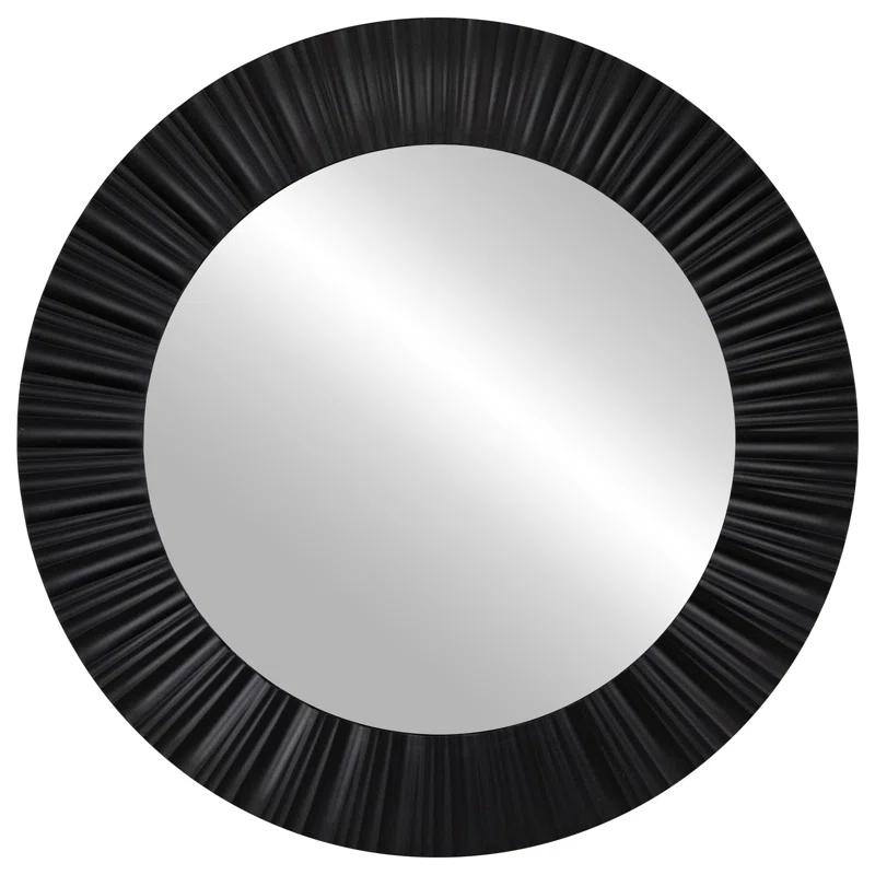 Northlight Seasonal Elegant 20" Contemporary Fluted Round Mirror Wall Decor