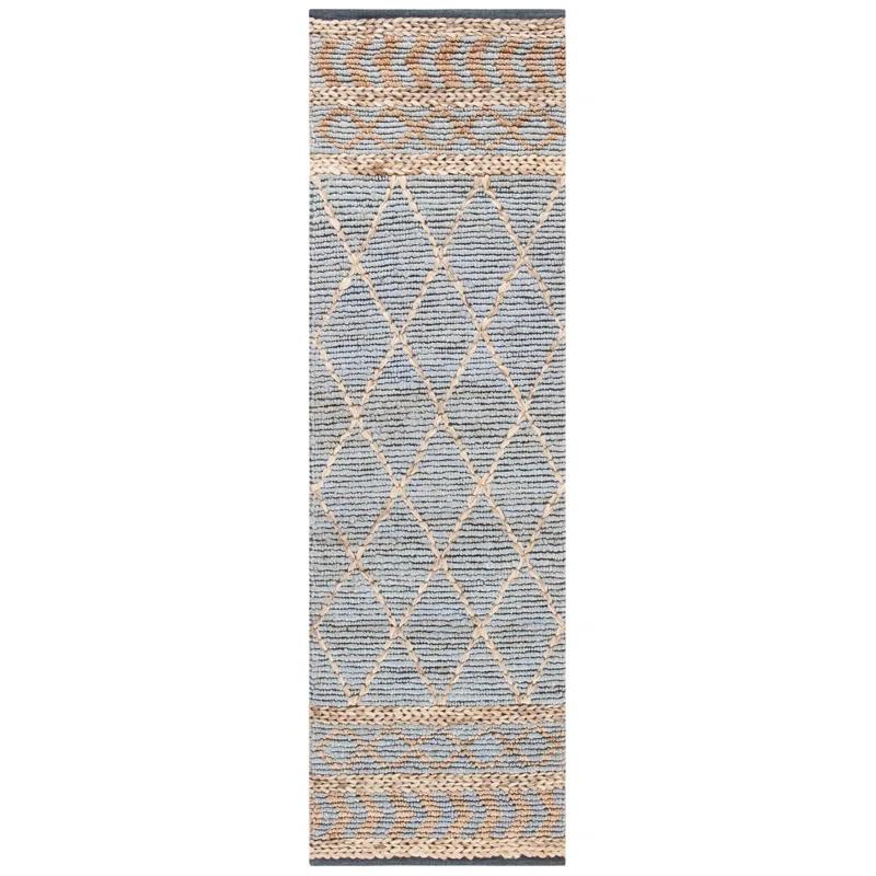 Sand & Stable™ Phippsburg Geometric Handwoven Natural/Blue Area Rug