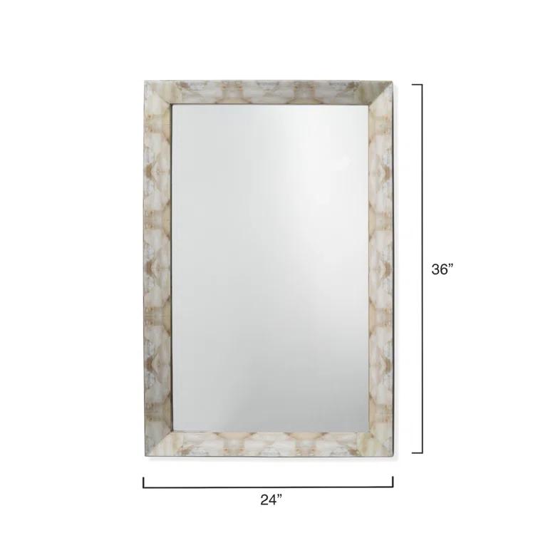 Jamie Young Company Fragment Engineered Wood Flat Wall Mirror