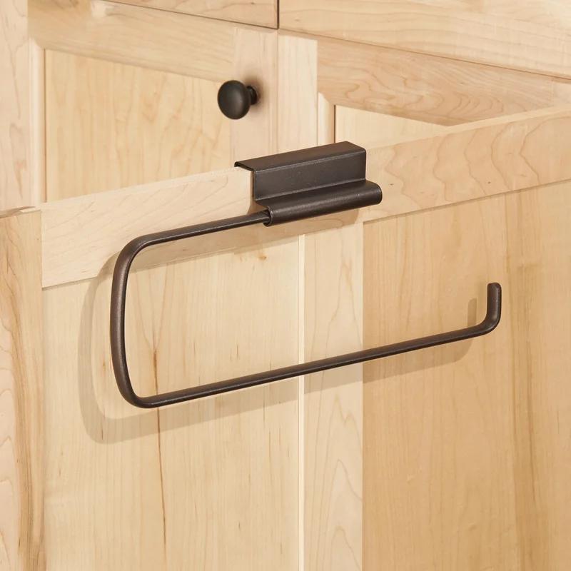 Bronze Over-the-Cabinet Metal Paper Towel Holder