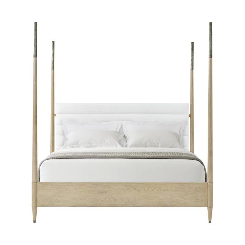 Theodore Alexander Balboa Upholstered Four Poster Bed