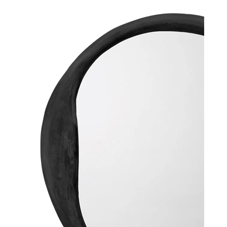 Doreen Round Mirror - Black