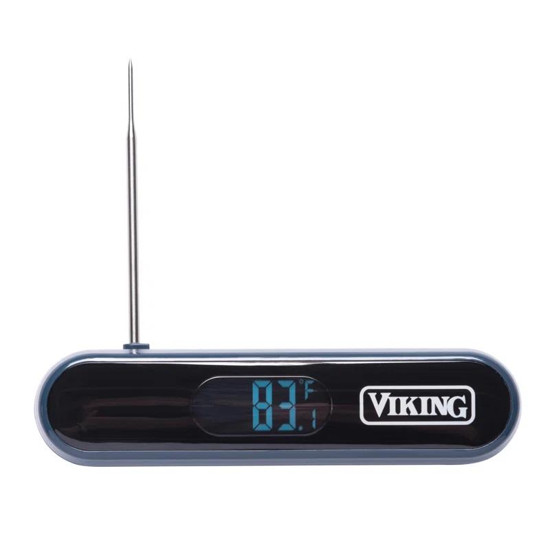 Viking ® 3-Ply Stainless Steel Roasting Pan with Rack and Thermometer Set