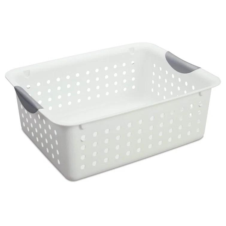 Sterilite Deep & Medium Ultra Plastic Storage Bin Organizer Basket Pair | Wayfair