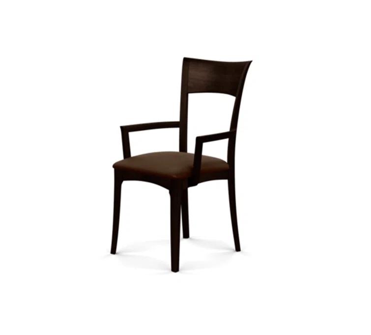 Copeland Furniture Ingrid 19.25'' H Upholstered Cherry Armchair