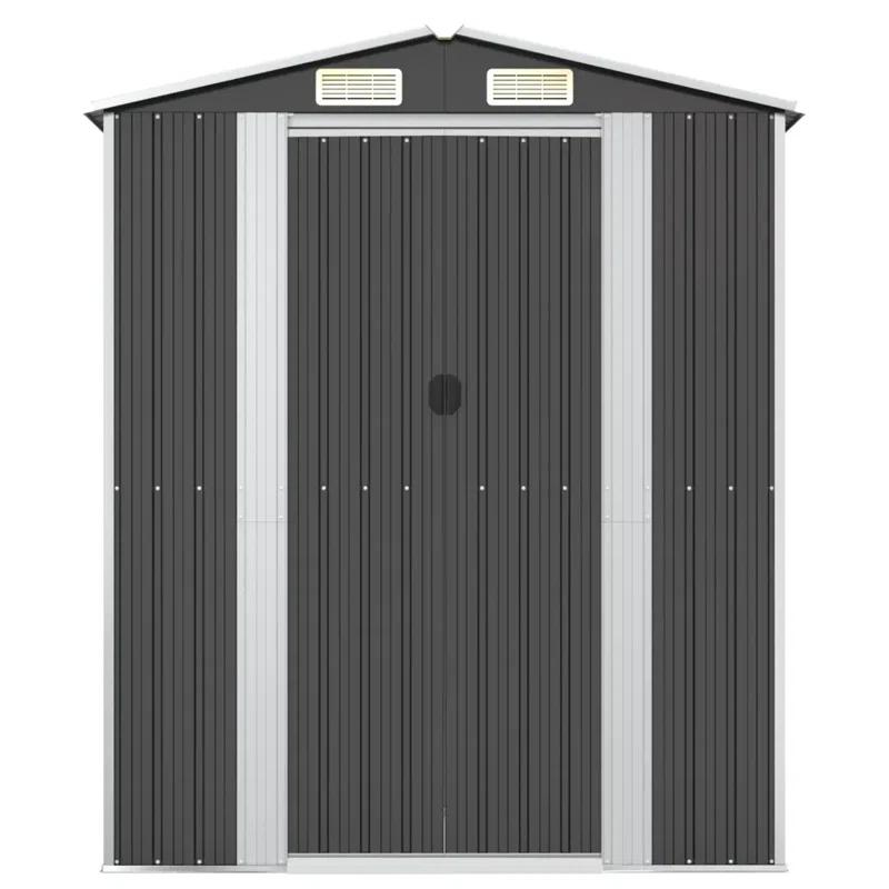 6.3 ft. W x 28.05 ft. D Steel Traditional Storage Shed