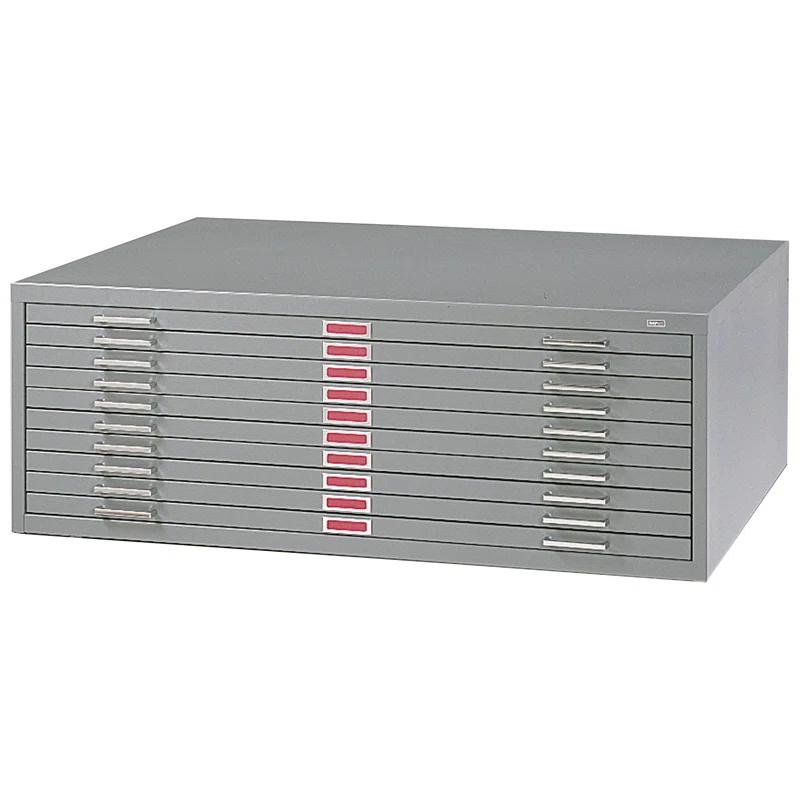 Safco Products Company Ten-Drawer Flat File Filing Cabinet