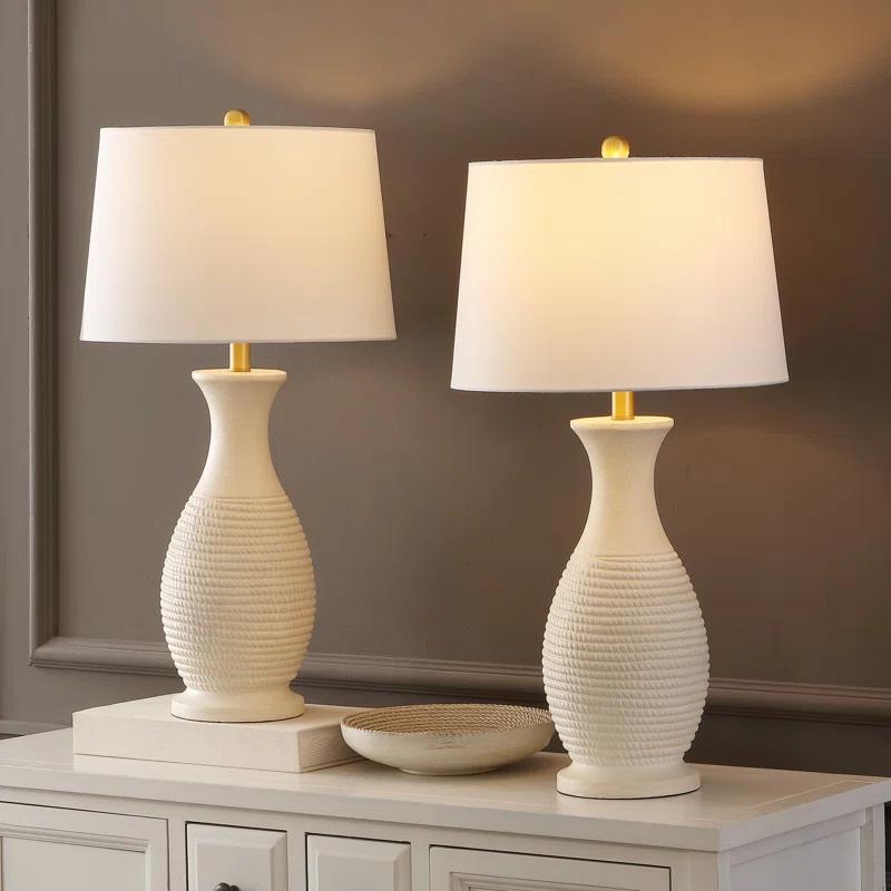 Ophelia & Co. Plath Resin Table Lamp (Set of 2)