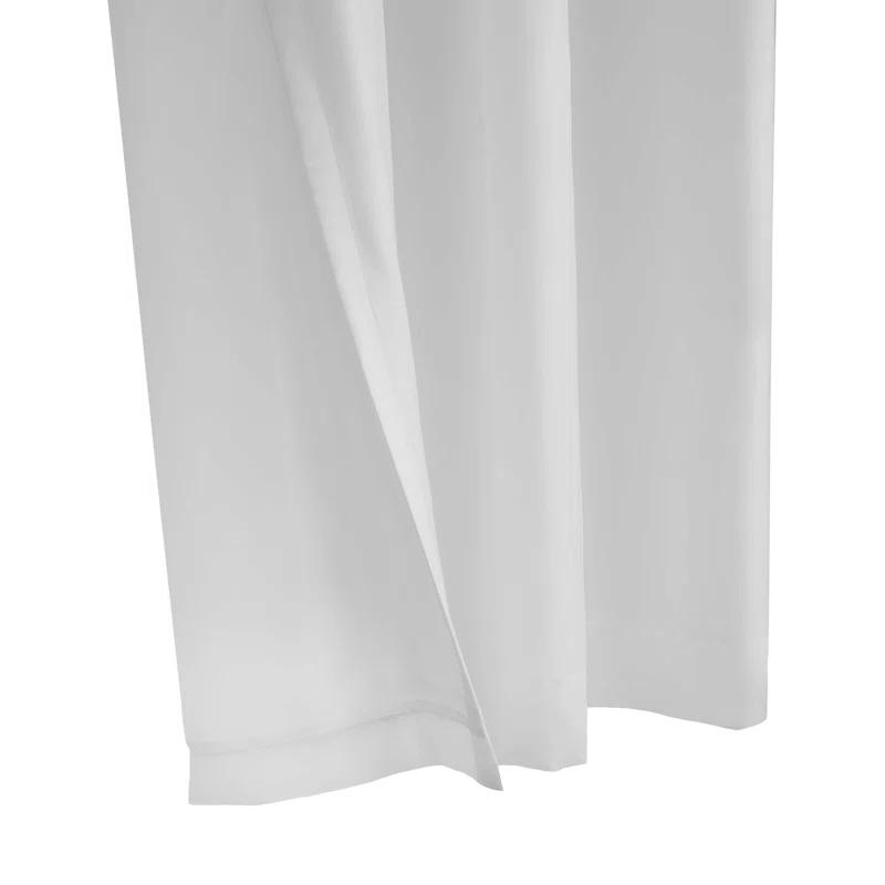 Thermalogic Galion Solid Color Semi-Sheer Thermal Grommet Single Curtain Panel