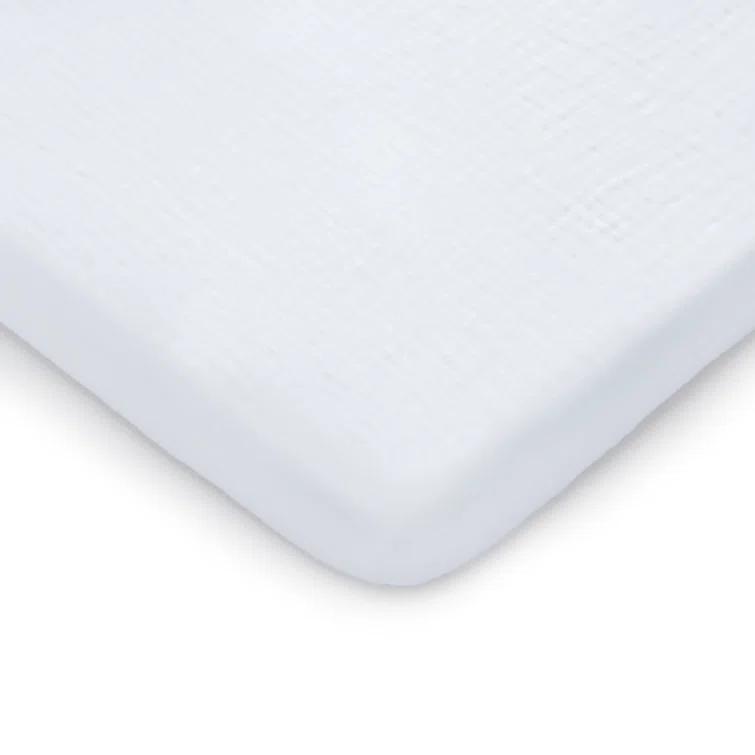 Comfy Cubs Fiited Sheets Cotton Blend Fitted Bassinet Sheet