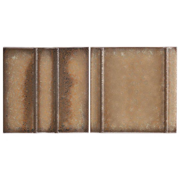 Ivy Hill Tile Metaru 5.82 In. X 5.82 In. 3D Metallic Look Matte Porcelain Wall Tile (7.82 Sq. Ft. / Case)