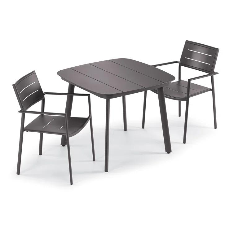 Oxford Garden Eiland Powder Coated Aluminum Outdoor Dining Table