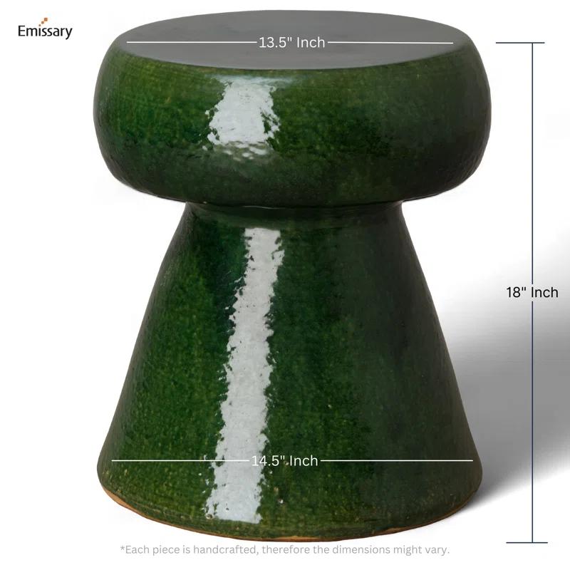 Lianette Ceramic Accent Stool
