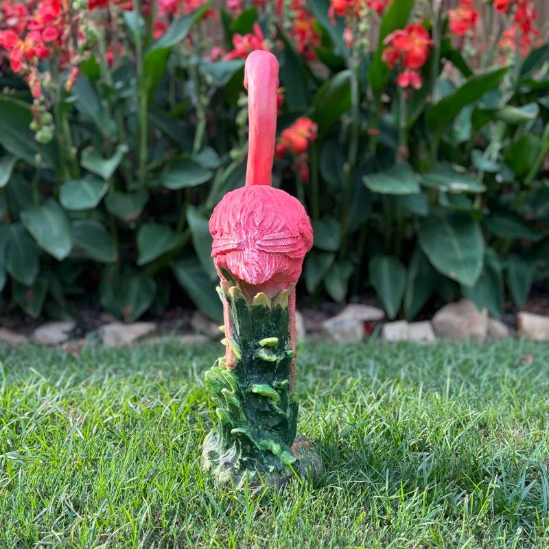 HomeStyles Life's a Beach Flamingo Statue
