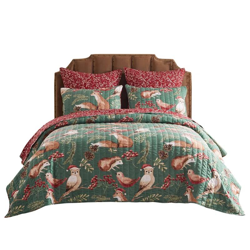 Barefoot Bungalow Willow Reversible Quilt Set