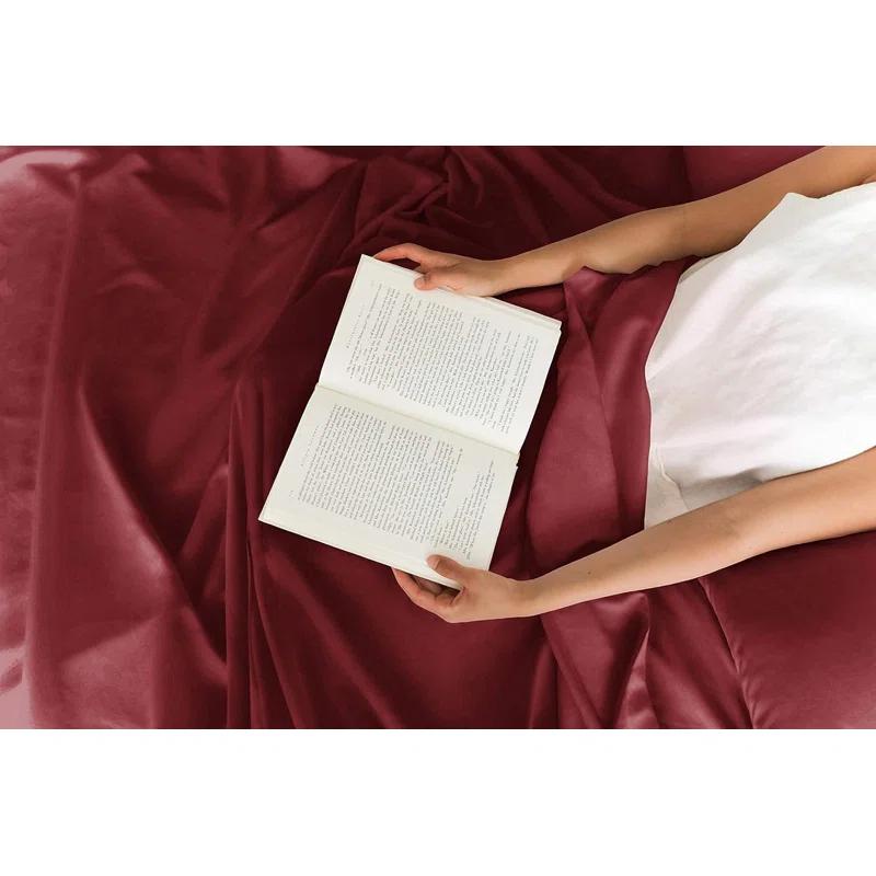 CGK Linens 4 Piece Sheet Set Premium Cooling, Soft & Wrinkle Free Sheet Set