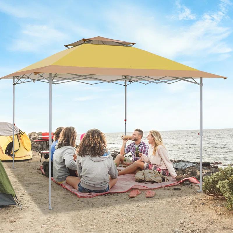 EAGLE PEAK 12 Ft. W x 12 Ft. D Steel Pop-Up Canopy