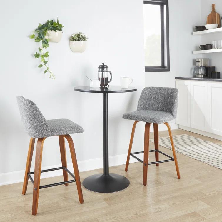 George Oliver Lakyia Upholstered Counter Stool (Set of 2)