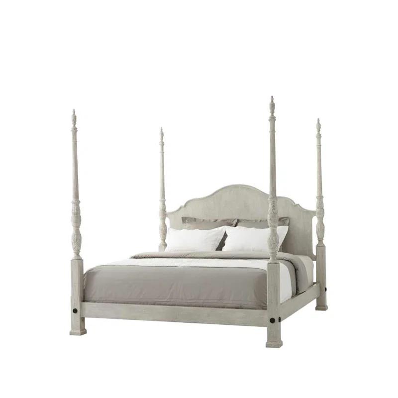 Theodore Alexander Essential Solid Wood Four Poster Bed