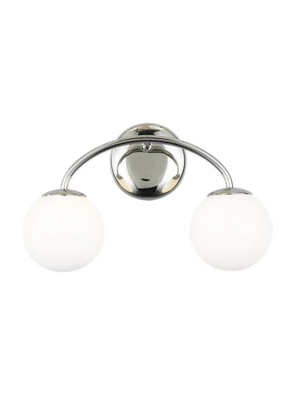 Galassia Vanity Light by AERIN - Polished Nickel / 2 Light