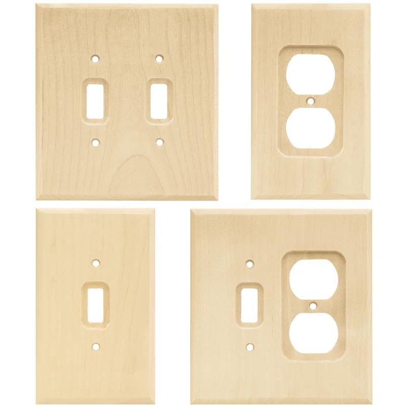 Franklin Brass 1-Gang Toggle Light Switch Wall Plate