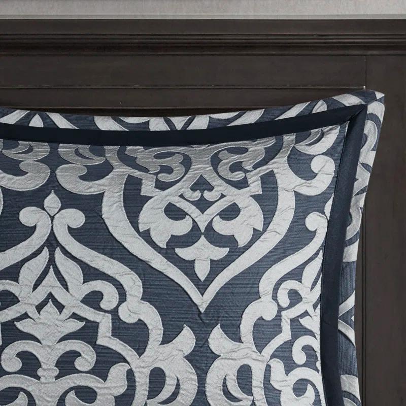 Madison Park Odette Jacquard 8 Piece Comforter Set