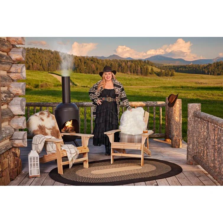 Saro Sevan Collection Hand Woven Throw Blanket
