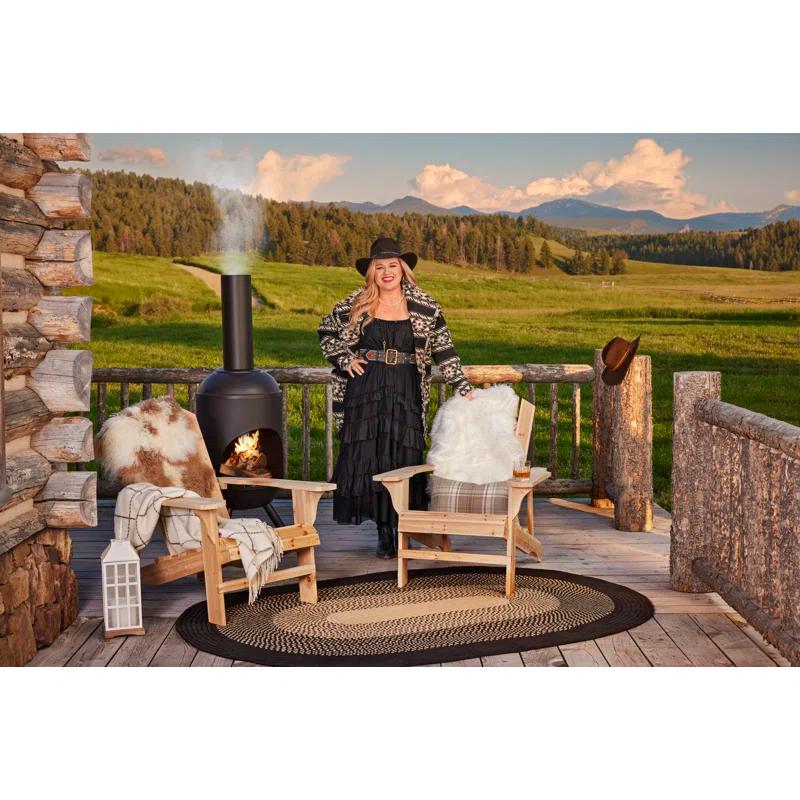 Saro Sevan Collection Hand Woven Throw Blanket