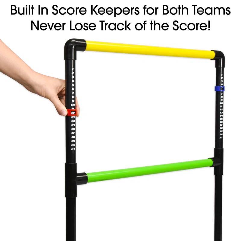 GoSports GoSports Indoor Outdoor Ladder Toss Game Set - Backyard Lawn Game - Rubber Bolos, Carrying Case and Score Trackers