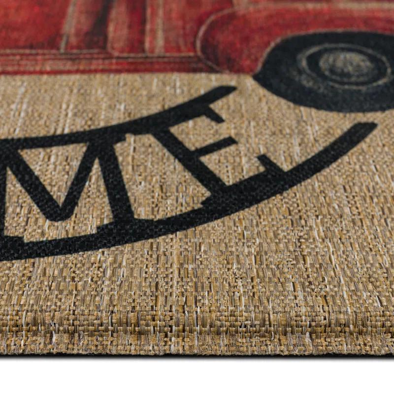 Mohawk Home Harvest Chalk Home Multicolor Novelty Weather Resistant Door Mat