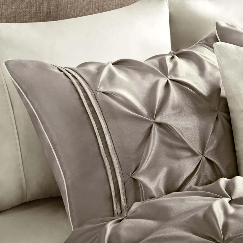 Madison Park Laurel 7 Piece Tufted Comforter Set