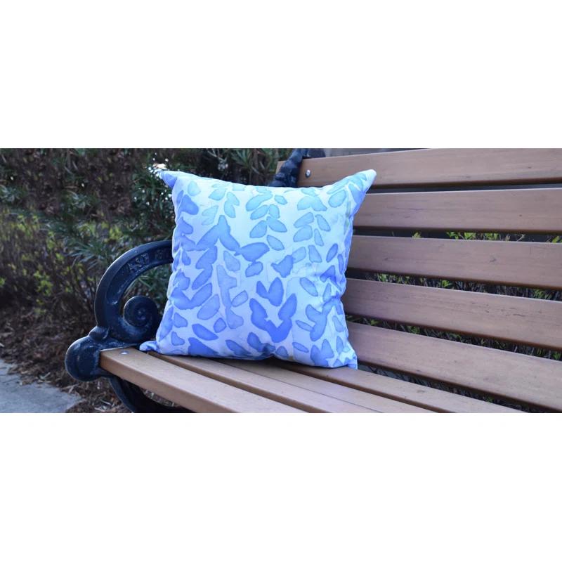 e by design Flower Bell Floral Reversible Throw Pillow