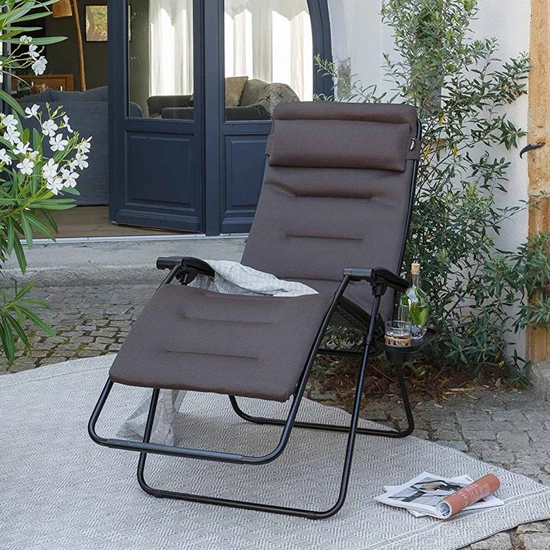 Lafuma Lafuma RSXA Clip XL Air Comfort Zero Gravity Chair - Extra Large Padded Outdoor Folding Recliner & Patio Lounger