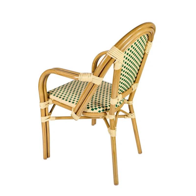 Chivari French With Arms Patio Dining Chair by Chivari (Set of 2)