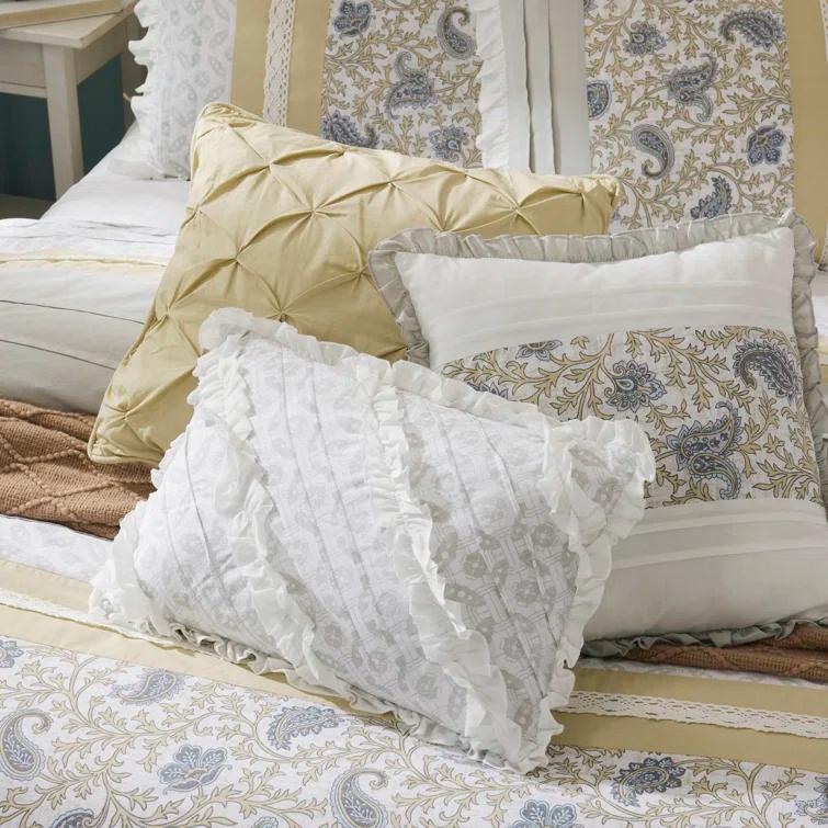 Madison Park Dawn 9 Piece Cotton Percale Comforter Set