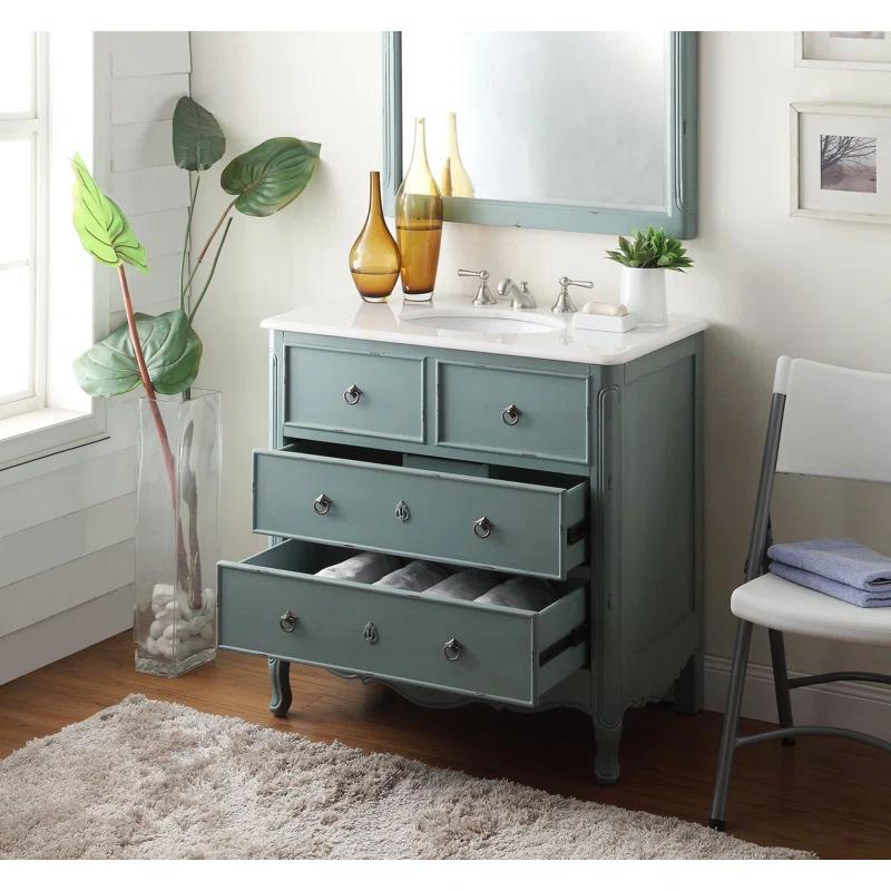 Canora Grey Medina 34'' Free Standing Single Bathroom Vanity Set