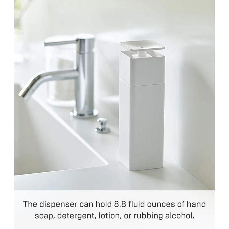 Yamazaki Home One Handed Dispenser, Plastic, 8.5 fluid oz.